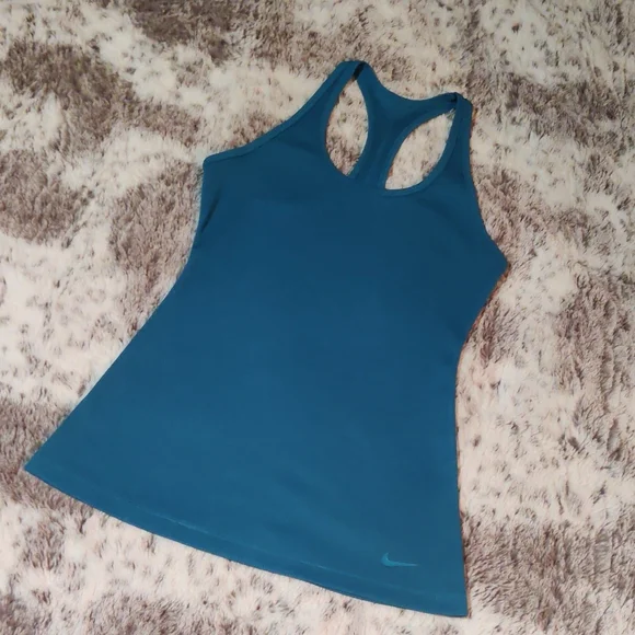 Nike Dri Fit Ribbed Racerback Tank - Picture 1 of 5